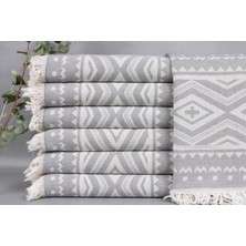Koyu Gri Kurulama Bezi, Yüz Havlusu, 60X100 cm Pamuk Peşkir, Hamam Havlusu, Bulaşık Peşkir,