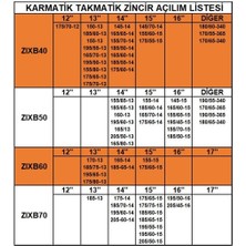 Takmatik kar patinaj zinciri 185x13 grup:7 space