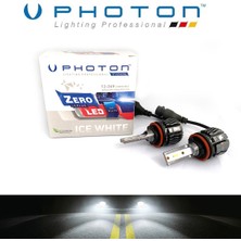 Photon H11 LED Xenon Oto Ampul  Zero Fansız Beyaz