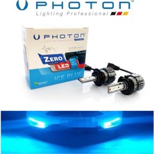 Photon H7 LED Xenon Oto Ampul  Zero Fansız Buz Mavi