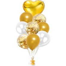 Çıtı Pıtı Store Rose Gold ve Gold Balon Set