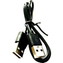 Aogo 40CM USB Erkek Erkek Kablo USB 2.0 Tip A Erkek M/m 40 cm USB Erkek Erkek 0.4m