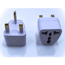 Aogo Seyahat Fişi Adaptörü Tip G Plug Adapter Üniversal 3 Pinli Fiş 10A