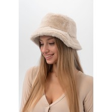 Saria Moda Peluş Bucket Şapka