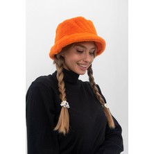 Saria Moda Peluş Bucket Şapka