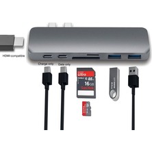 Brs Macbook Air M2 Uyumlu Type-C Hub