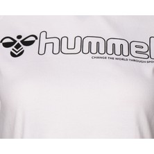 Hummel T-Noni 2.0 Kadın Beyaz Bisiklet Yaka Tişört