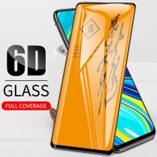 HANPORIUM Xiaomi Redmi Note 9 Pro Ekran Koruyucu 6d Kırılmaz Cam Ultra Darbe Emici Etkin Koruma Ekranı Tam Kaplar