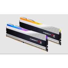 Gskıll Trident Z5 Rgb Silver DDR5-6000MHZ CL30 64GB (2X32GB)  F5-6000J3040G32GX2-TZ5RS