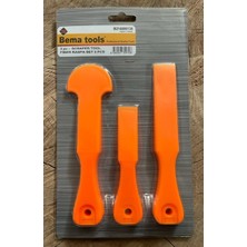 Bema Kaporta Macun Çekme Spatulası Silikon Çekme Spatula 3lü