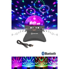 Tavan Işık Yansıtmalı Bluetooth Özellikli Disco Topu Mp3 Çalar Starmaster Siyah Renk