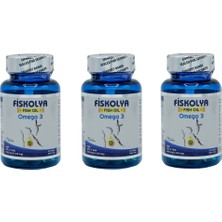 Fiskolya Omega 3 Balık Yağı Kapsül Fish Oil 30 Softjel 3 Adet