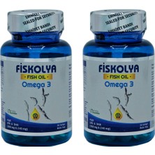Fiskolya Omega 3 Balık Yağı Kapsül  Fish Oil 30 Softjel 2 Adet