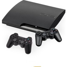 Sony Playstation 3 Slim + 320GB + 2 Joistick +60-100 Güncel Oyun+1 Yıl Garanti 2002B-4004B