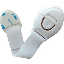 Demet Home 3 Adet Çocuk Bebek Çekmece Dolap Beyaz Eşya Güvenlik Emniyet Kilidi - Cırtlı Uzunluk Ayarlı Çok Amaçlı Kilit