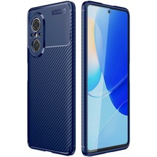 Apsuwa Huawei Nova 9 Se Kılıf Negro Karbon Desen Kamera Korumalı Silikon + Ekran Koruyucu