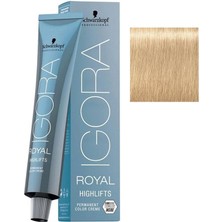 Schwarzkopf 3 Adet Igora Royal Highlifts 10-4 Ultra Sarı Bej Saç Boyası