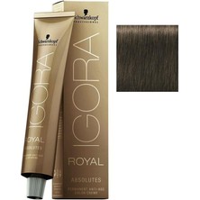 Schwarzkopf 6 Adet Igora Royal Absolutes 7-10 Kumral Sandre Doğal Saç Boyası