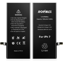 Rovimex Apple iPhone 7g Rovimex Yüksek Kapasite Batarya Pil