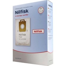 Nilfisk Power Allergy Uyumlu Kutulu Toz Torbası (4’lü )