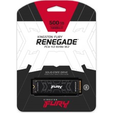 Kıngston SFYRS/500G, Fury Renegade, 500GB, 7300/3900, Nvme Pcıe M.2 SSD