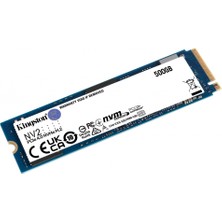 Kıngston SNV2S/500G, Nv2, 500GB, 3500/2100, Nvme Pcıe M.2, SSD