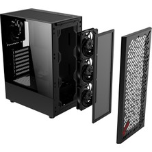 Xpg Adata Kasa Gamıng Mıktanıslı Mıd Tower Atx 4xfan Xpg Temp. Cam Siyah Valoraırmt-Bkcww