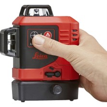 Leica ﻿leıca Lıno L6R 3 Eksen 360 Derece Çapraz Çizgili Şarjlı Kırmızı Lazer Terazi