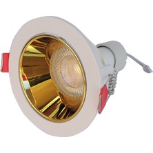 Sunlight Beyaz Altın Sıva Altı Spot Cob Led Armatür GU10 5W Gün Işığı