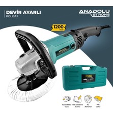 Anadolu Strong Anadolustrong ANS1002 Profesyonel Polisaj Makinesi 6 Kademeli 1200W Pasta Cila Zımpara Makinesi