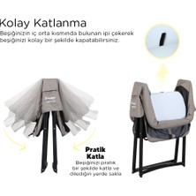 Huggy Handy Pratik Alüminyum Katlanabilir Portatif Beşik