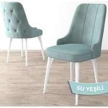 Canisa Concept Maya Serisi  Babyface Ithal Kumaş Sandalye  Beyaz Gürgen Ayak 1 Adet