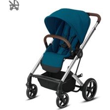 Cybex Balios (Silver) Çift Yönlü Tek Elle Katlanan Travel Sistem Bebek Arabası