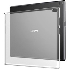 TahTicMer Lenovo Tab M10 Fhd Plus TB-X606F Kılıf Silikon Şeffaf 0.2 mm Transparan Ultra Ince Komple Arka Koruma Tpu 10.1 Inç