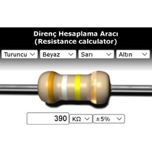 OEM 390 Kr (Kilo Ohm) Direnç 1 Watt