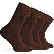 Nova Socks Erkek 4'lü Bambu Lastiksiz Sıkmayan Extra Rahat Şeker Çorabı / Çorap