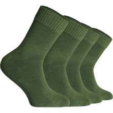 Nova Socks Erkek 4'lü Bambu Lastiksiz Sıkmayan Extra Rahat Şeker Çorabı / Çorap