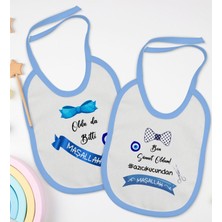 Bk Kids Sünnet Tasarımlı 2’li Mavi Mama Önlüğü-1