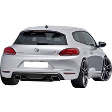 Paşa Tuning Volkswagen Scirocco 2009-2014CARACTERE Arka Tampon Eki Difüzör Plastik