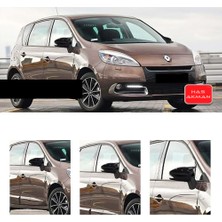 Hasakman Renault Scenic 3 Batman Yarasa Ayna Kapağı Piano Black 2010 2011 2012 2013 2014 2015