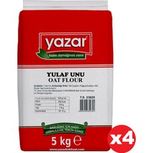 Yazar Yulaf Unu 5 kg x 4 Paket