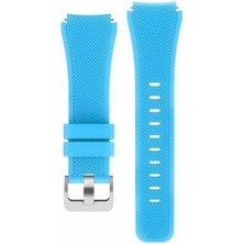 Basias Samsung Galaxy Watch 3 45MM Çapraz Çizgili Akıllı Saat Silikon Kayış