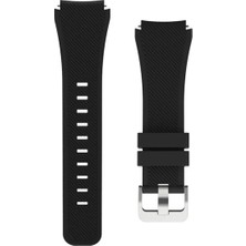 Basias Samsung Galaxy Watch 3 45MM Çapraz Çizgili Akıllı Saat Silikon Kayış