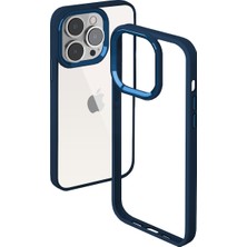 Buff iPhone 13 Pro Max New Air Bumper Kılıf Blue