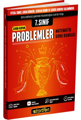 Startfen Yayınları 7. Sınıf Senin Kupan Problemler ve Matematik Soru Bankası