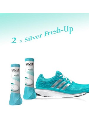 Silver 2 Adet Fresh-Up Ayakkabı Deodorantı Koku Giderici Sprey 100 ml + Ayakkabı Çekeceği Hediyeli