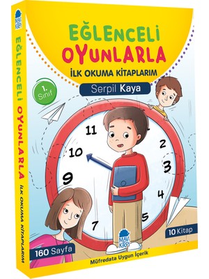 Eğlenceli Oyunlarla Ilk Okuma Kitaplarım Set (10 Kitap) - Serpil Kaya