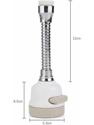 Çerçici Hortumlu Oynar  Musluk Başlığı - 3 Fonksiyonlu