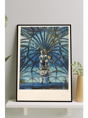 Postermanya Santiago El Grande - Salvador Dali Sanatsal Çerçeveli Tablo