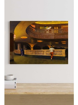Postermanya The Sheridan Theatre - Edward Hopper Sanatsal Kanvas Tablo